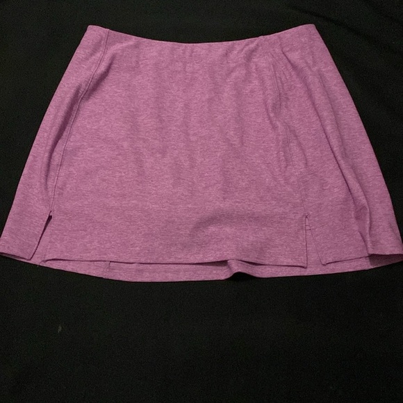 NWT Outdoor Voices Size large Hydrangea Pink Warmup Skort inseam 2.5” waist 30” - Picture 10 of 10
